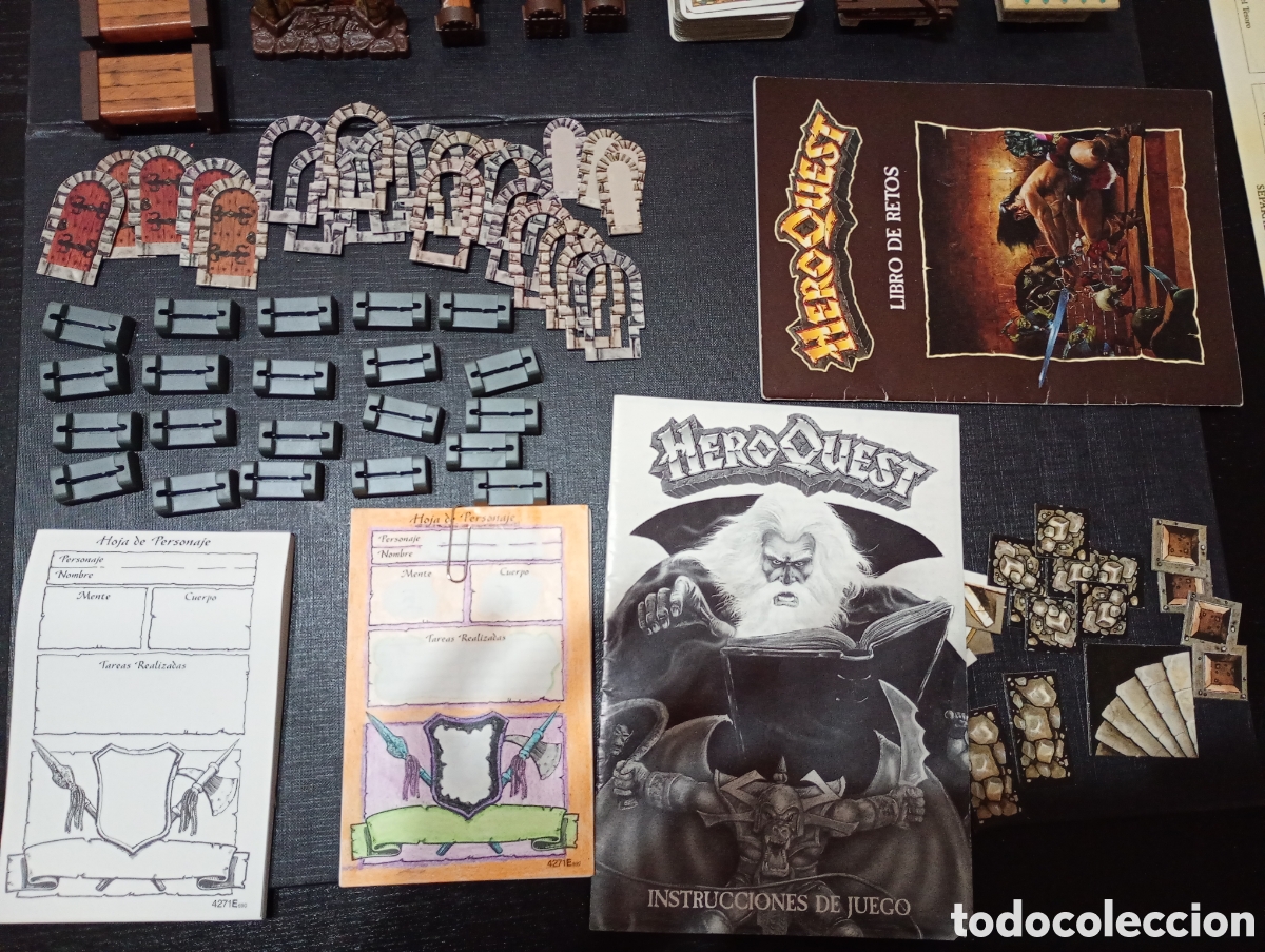 Juegos de mesa: Hero Quest 1989 mb Rol - Foto 12