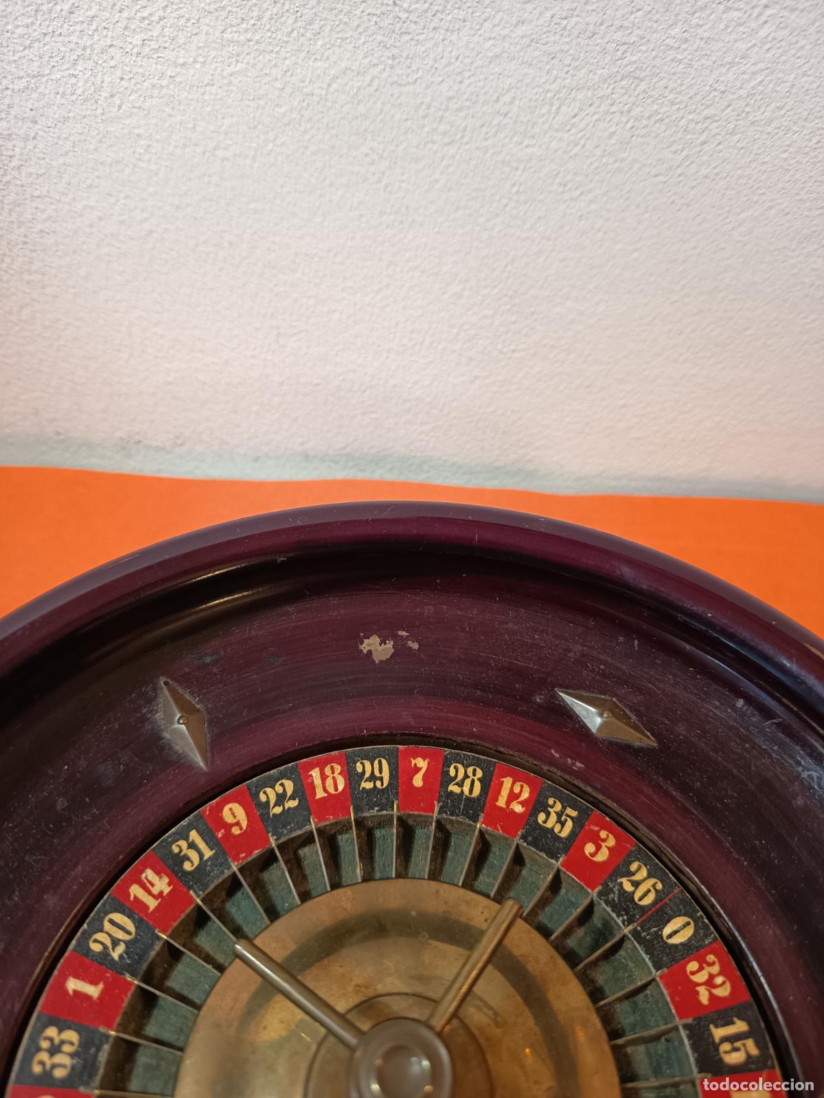 Juegos de mesa: RULETA DE MESA DE MADERA JENSEN EN SU CAJA ORIGINAL - Foto 6