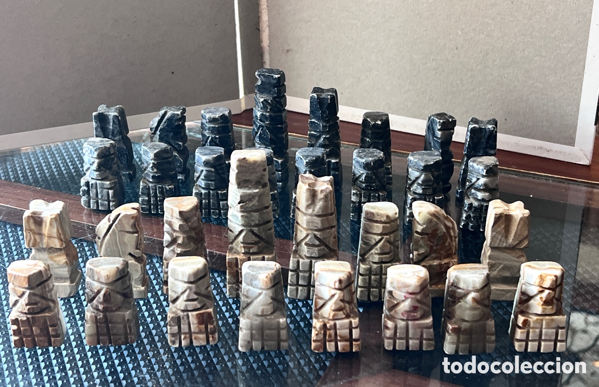 Juegos de mesa: JUEGO DE AJEDREZ TALLADO - Foto 3