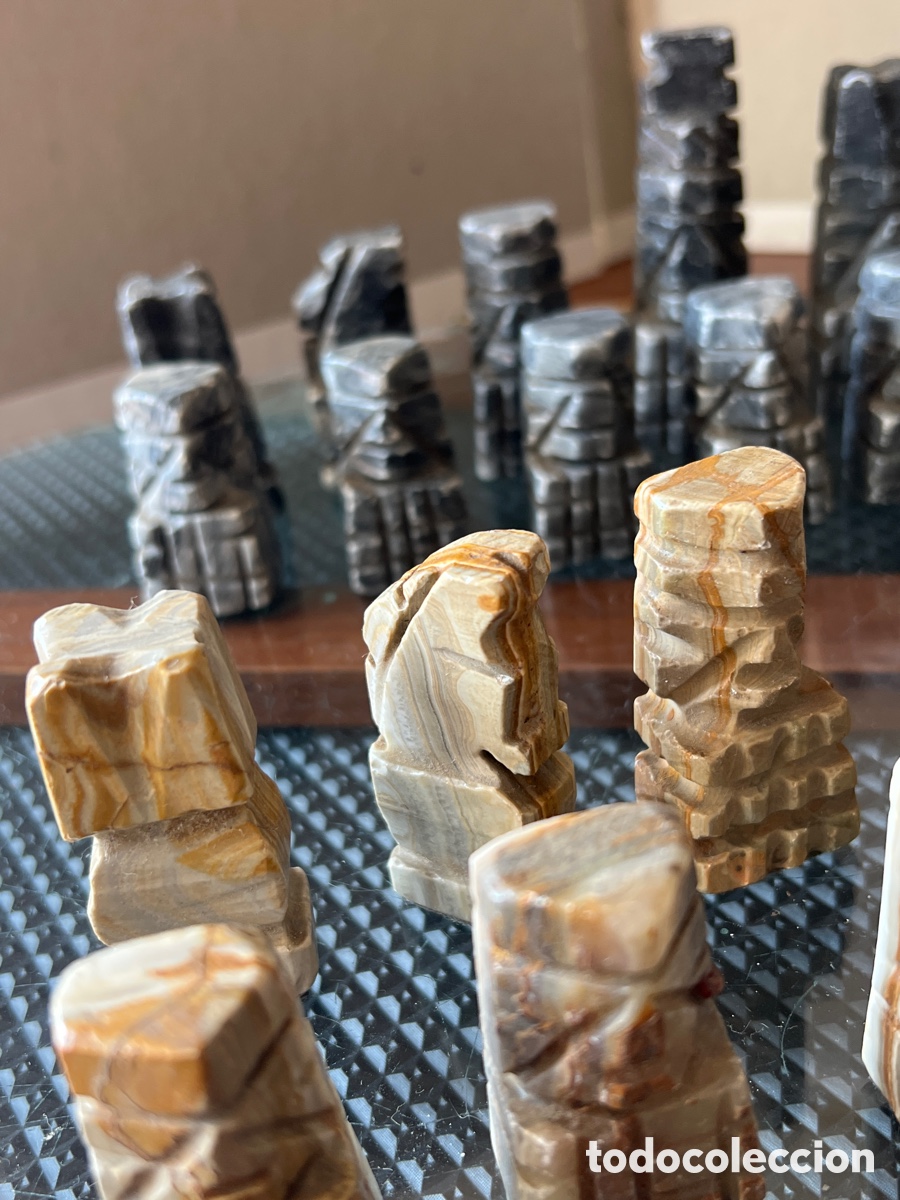 Juegos de mesa: JUEGO DE AJEDREZ TALLADO - Foto 4