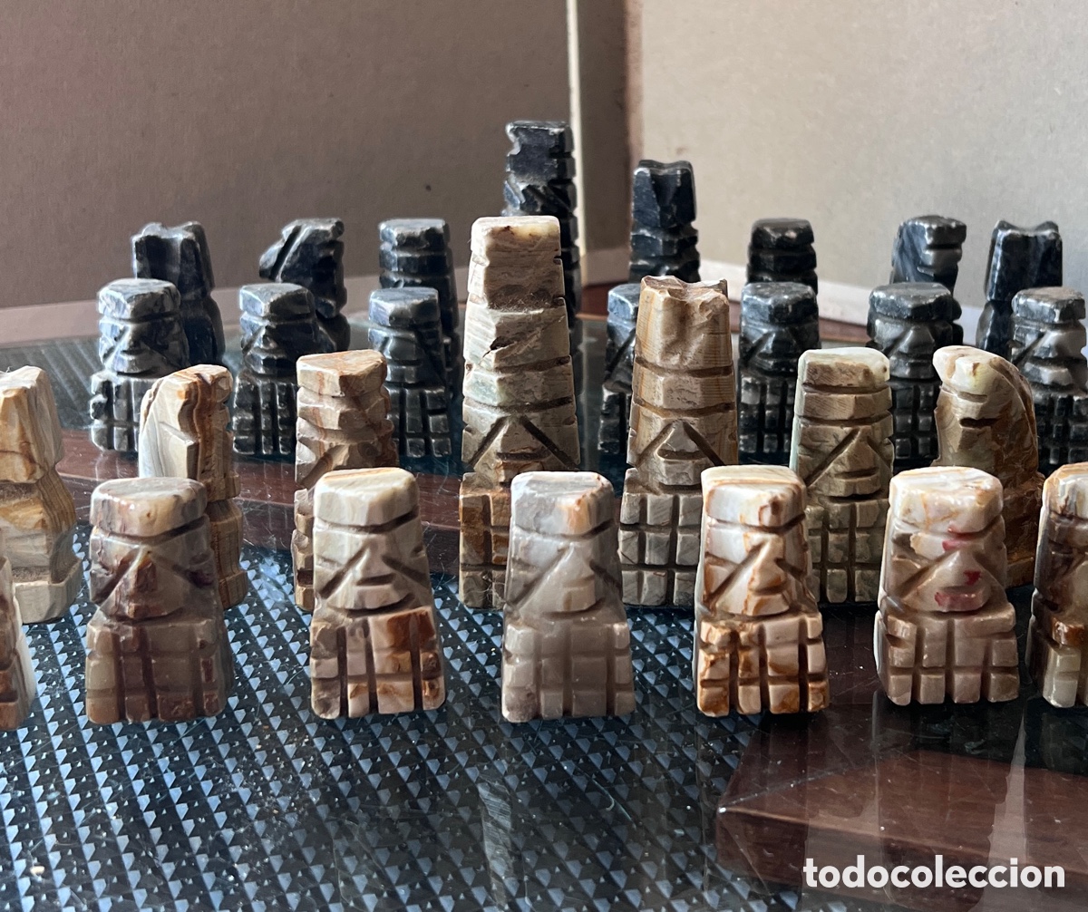 Juegos de mesa: JUEGO DE AJEDREZ TALLADO - Foto 1