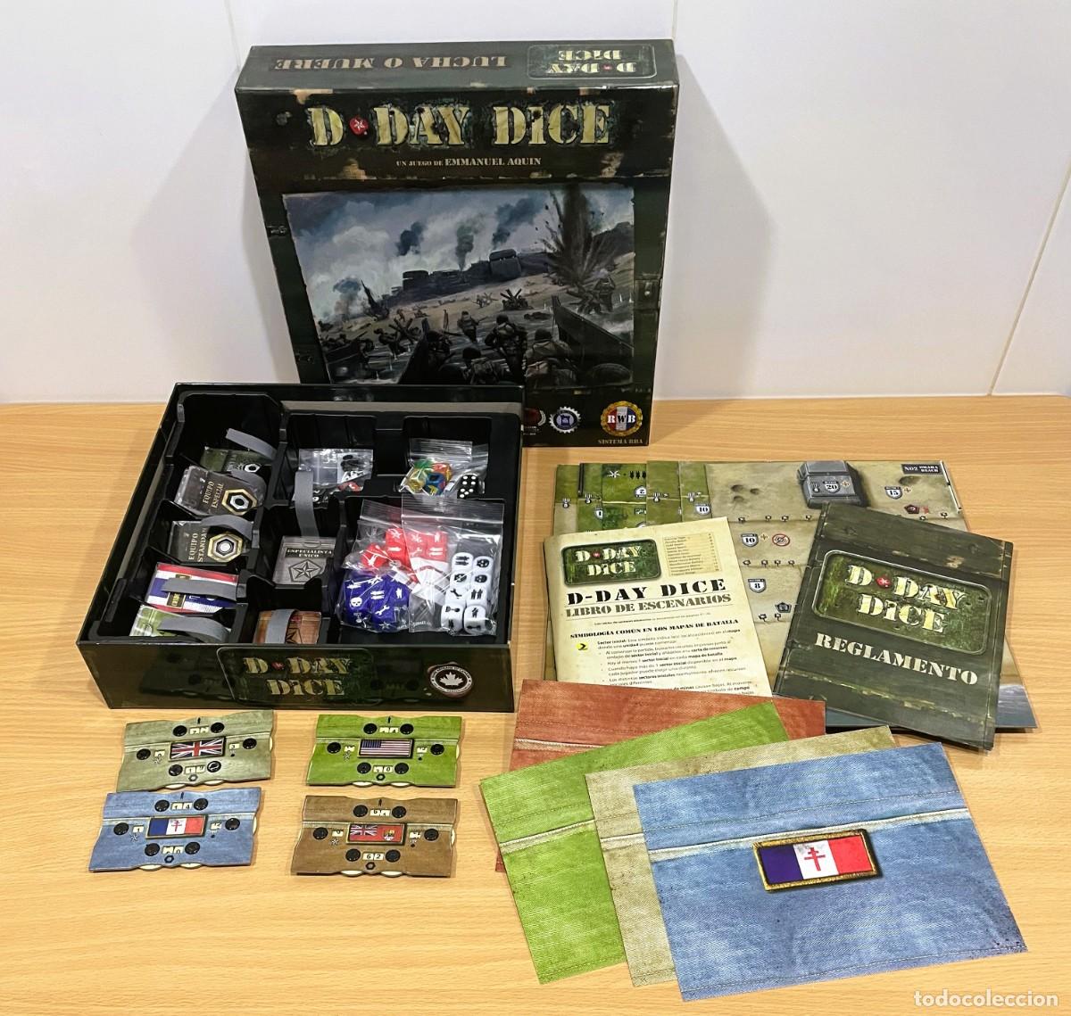 Juegos de mesa: JUEGO DE MESA WARGAME SERIE D-DAY DICE / D&Iacute;A D, LUCHA O MUERE (2018)