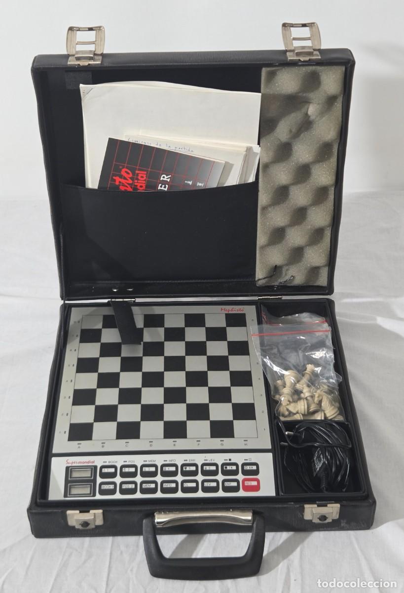 Juegos de mesa: Computador de Ajedrez, Mephisto Super Mondial, Funcionando - Foto 1