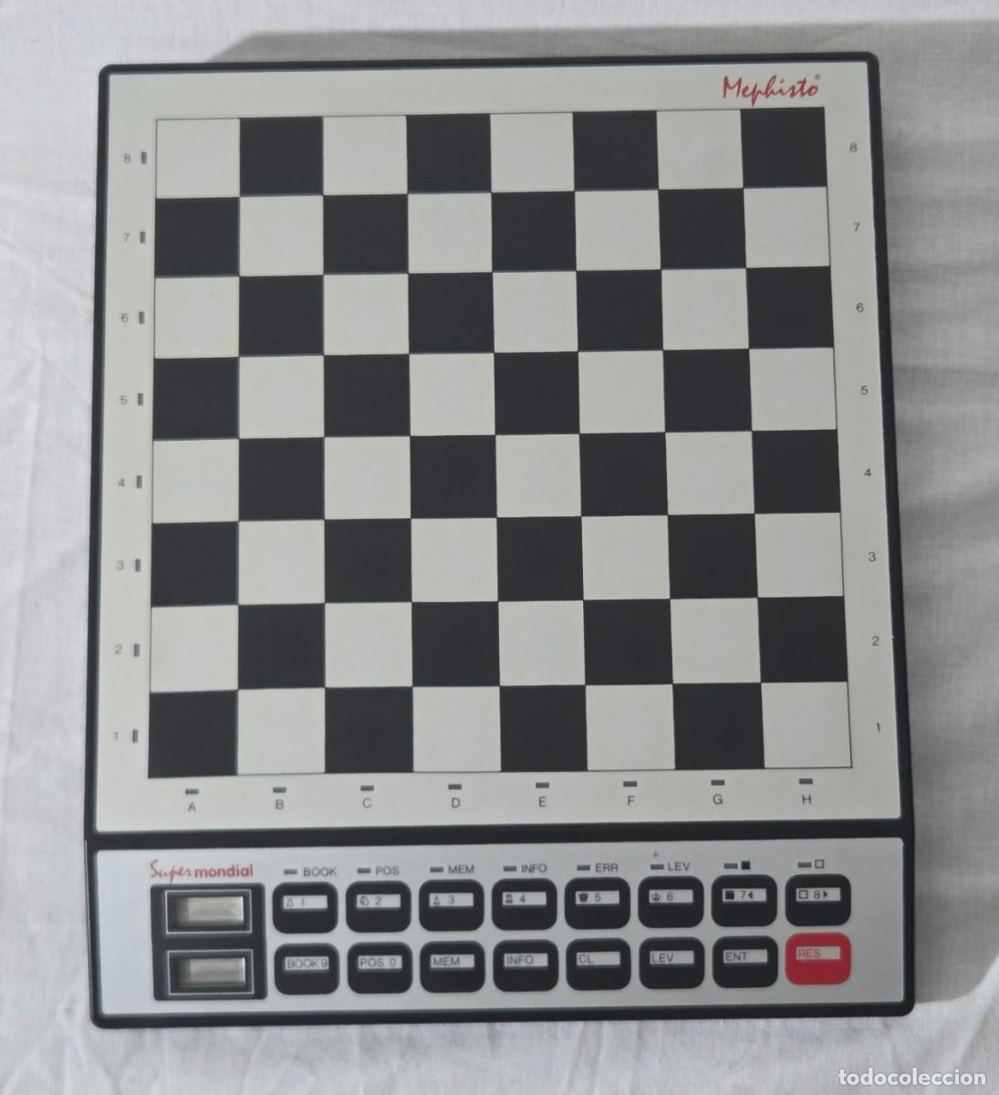 Juegos de mesa: Computador de Ajedrez, Mephisto Super Mondial, Funcionando - Foto 3