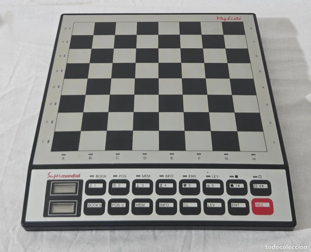 Juegos de mesa: Computador de Ajedrez, Mephisto Super Mondial, Funcionando - Foto 4