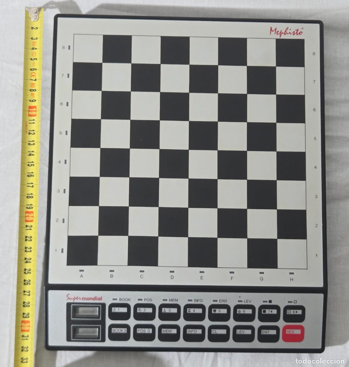 Juegos de mesa: Computador de Ajedrez, Mephisto Super Mondial, Funcionando - Foto 11