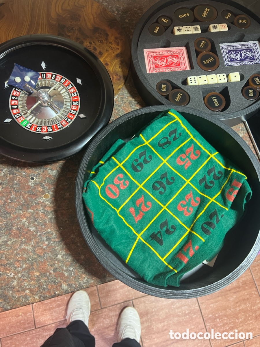 Juegos de mesa: Juego de poker vintage - Foto 5