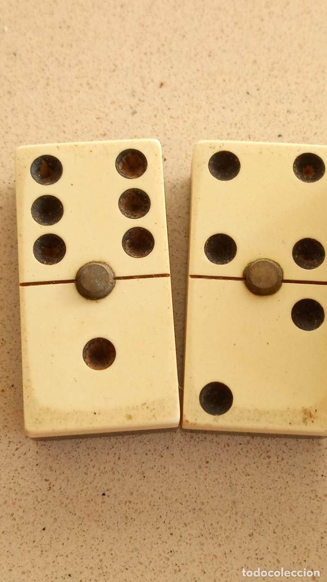 Juegos de mesa: Domin&oacute; antiguo.De hueso. - Foto 11