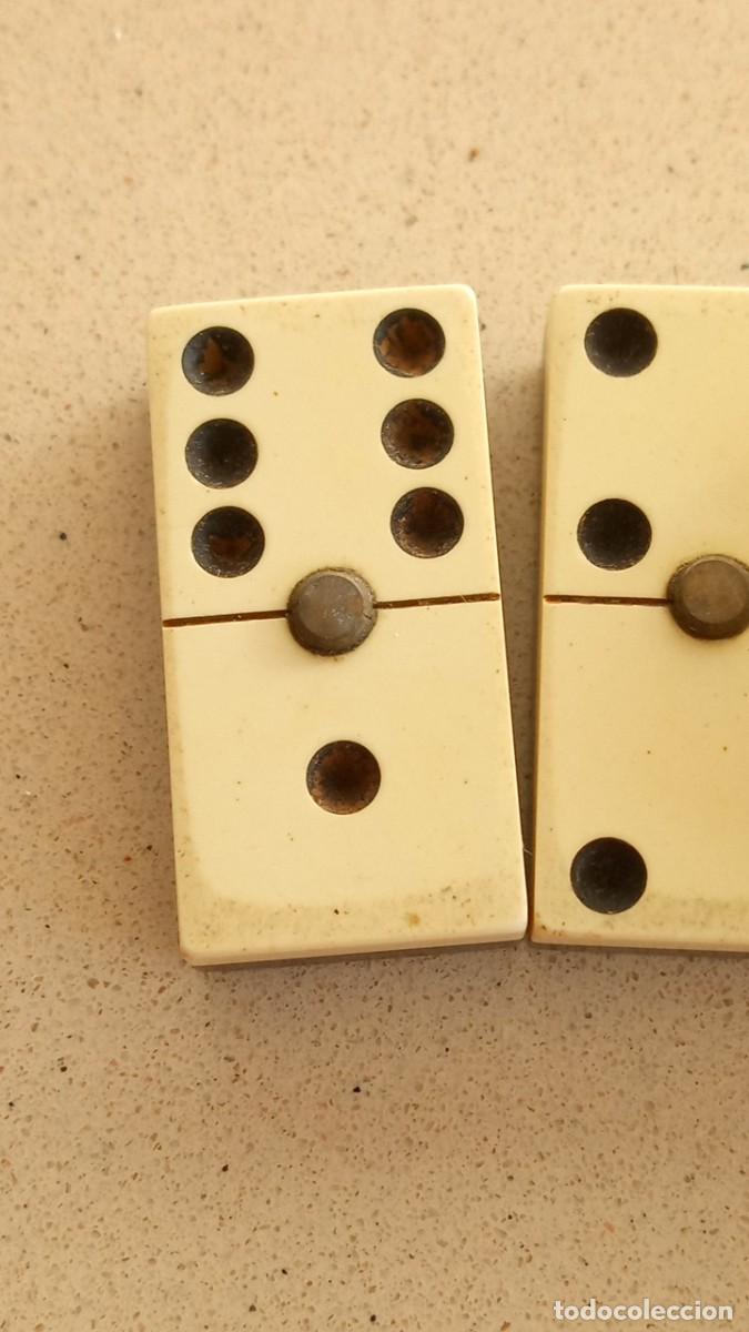Juegos de mesa: Domin&oacute; antiguo.De hueso. - Foto 12