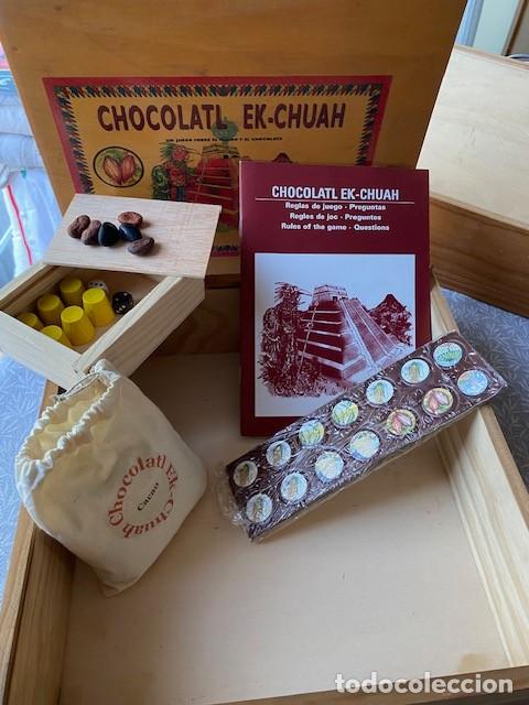 Juegos de mesa: JUEGO DE MESA EN CAJA DE MADERA CHOCOLATE - Foto 3