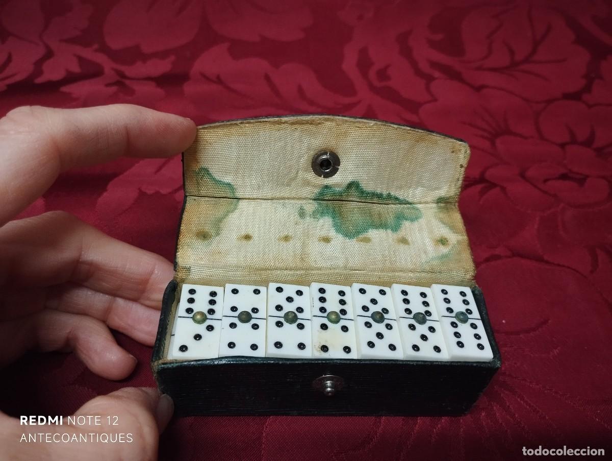 Juegos de mesa: ANTIGUO JUEGO DE DOMIN&Oacute; MINI - Foto 1