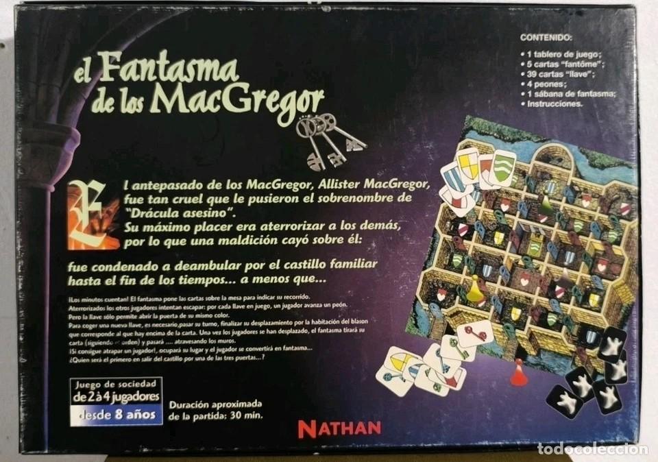 Juegos de mesa: El Fantasma De Los Macgregor Nathan Juego De Mesa Completo - Foto 2