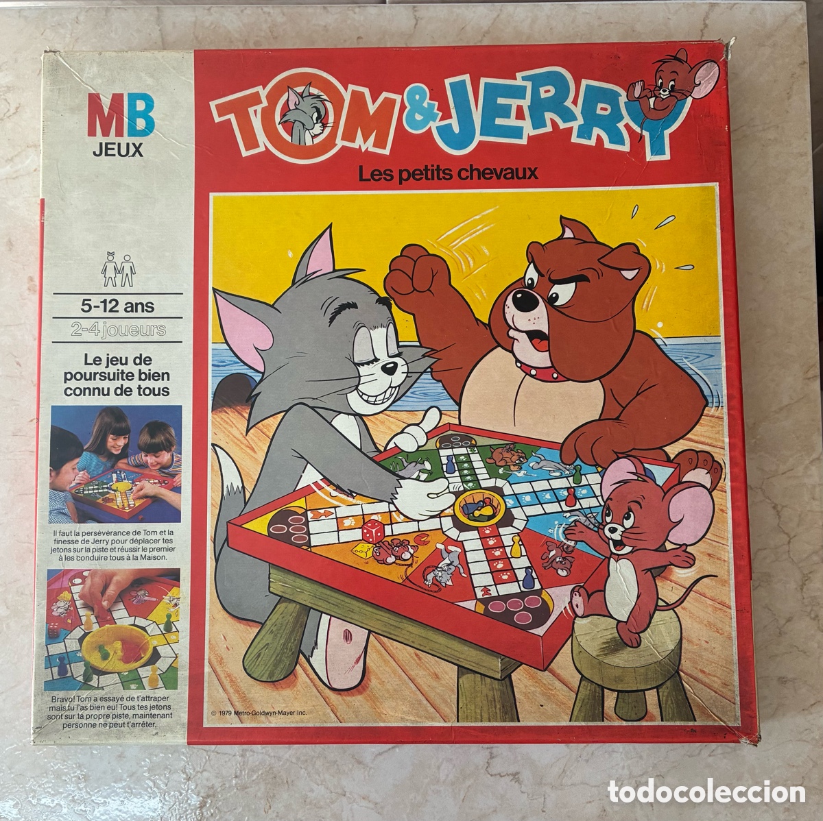 Juegos de mesa: Juego de mesa TOM & JERRY . Les petits chevaux. 1981 - Foto 2