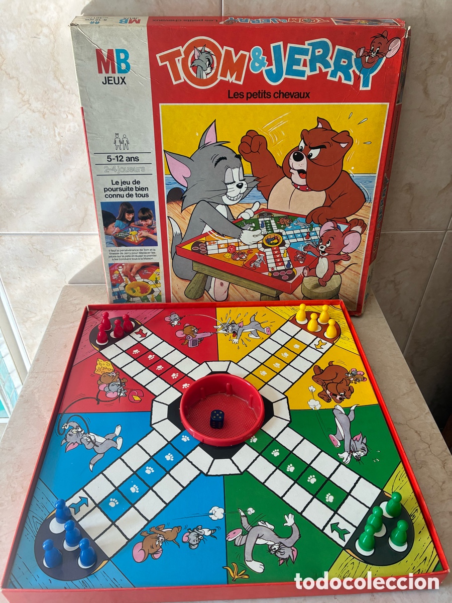 Juegos de mesa: Juego de mesa TOM & JERRY . Les petits chevaux. 1981 - Foto 1