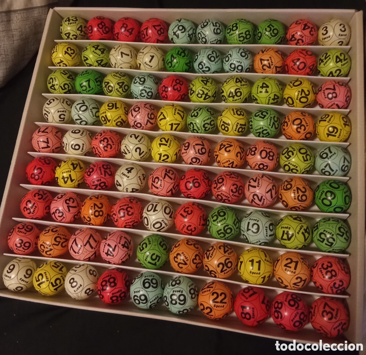 Juegos de mesa: CAJA DE BOLAS DE BINGO NUEVAS ORIGINALES - Foto 2