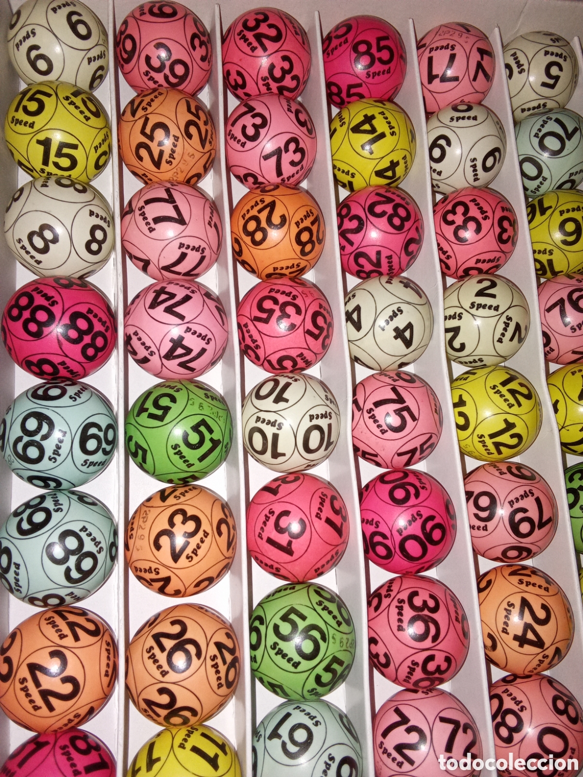 Juegos de mesa: CAJA DE BOLAS DE BINGO NUEVAS ORIGINALES - Foto 4