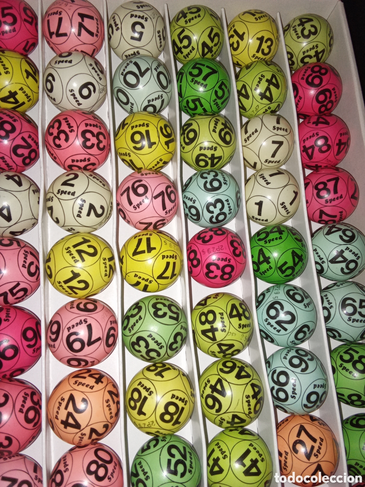 Juegos de mesa: CAJA DE BOLAS DE BINGO NUEVAS ORIGINALES - Foto 5