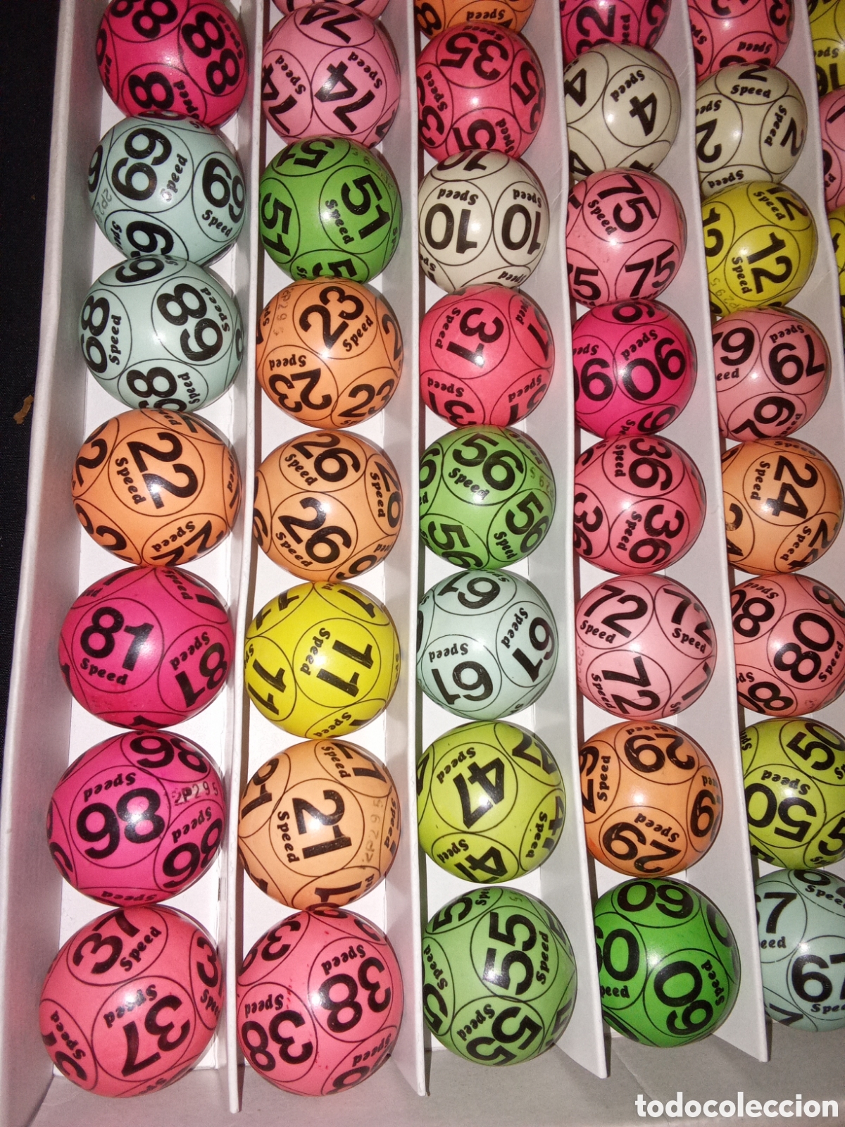 Juegos de mesa: CAJA DE BOLAS DE BINGO NUEVAS ORIGINALES - Foto 6