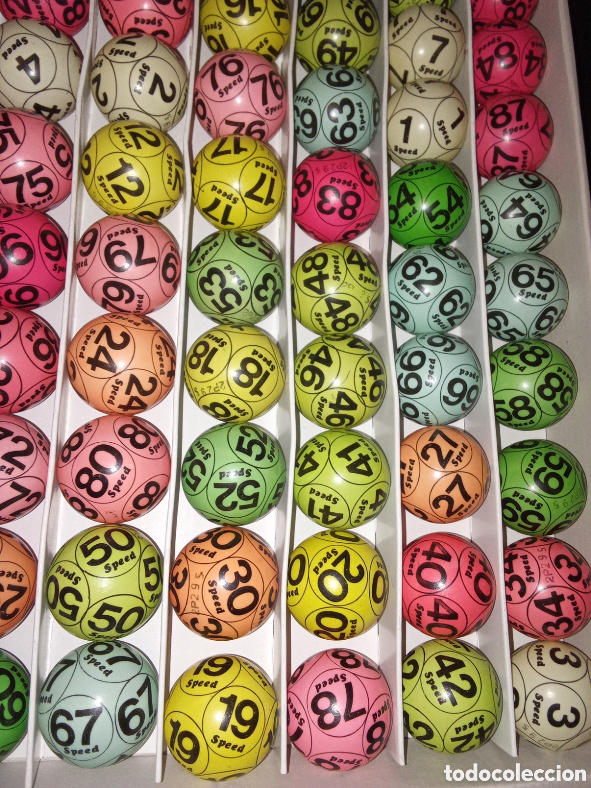 Juegos de mesa: CAJA DE BOLAS DE BINGO NUEVAS ORIGINALES - Foto 7