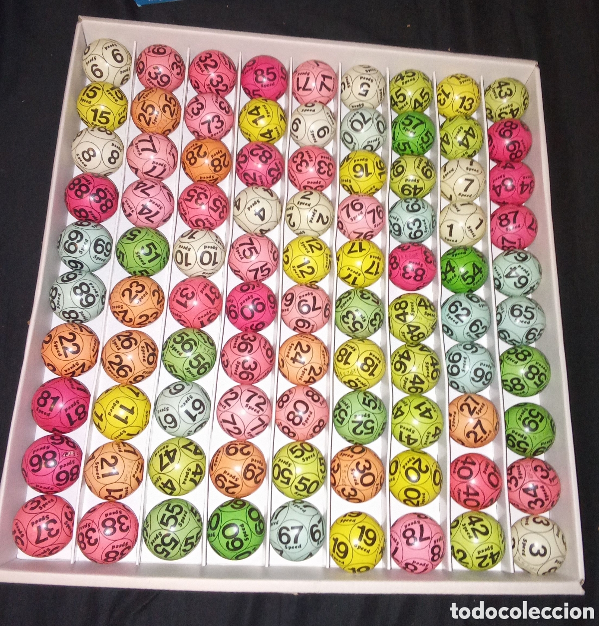 Juegos de mesa: CAJA DE BOLAS DE BINGO NUEVAS ORIGINALES - Foto 1