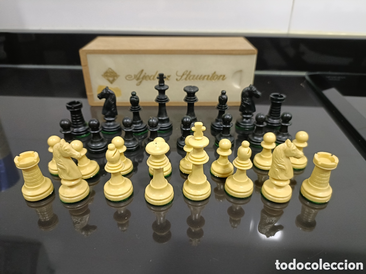 Juegos de mesa: Vintage Ajedrez Staunton - Foto 1