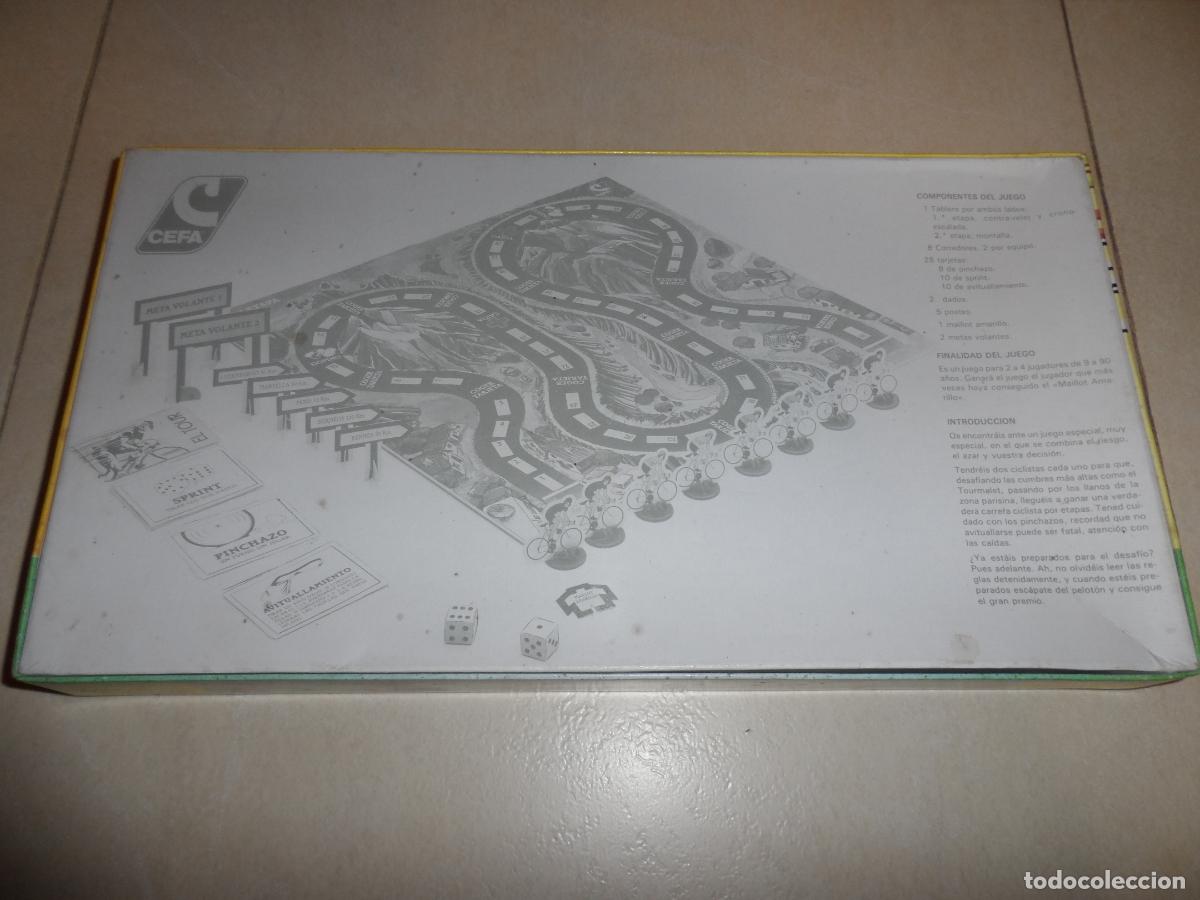 Juegos de mesa: JUEGO DE MESA EL TOUR CEFA 1989 NUEVO - Foto 7