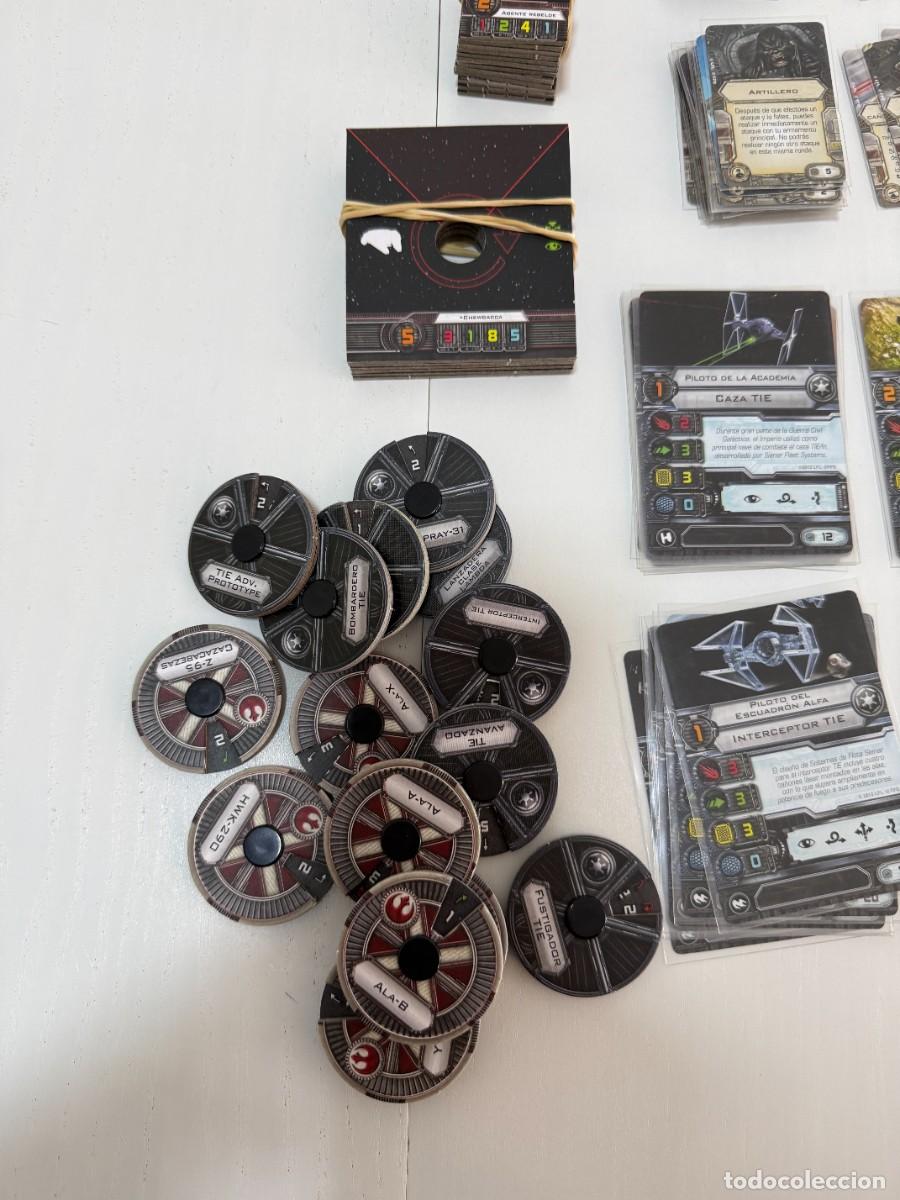 Juegos de mesa: X-WING JUEGO DE MESA, LOTE DE CARTAS Y COMPONENTES - Foto 5