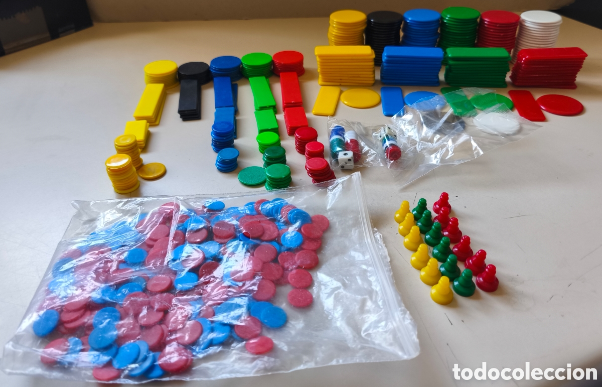 Juegos de mesa: SUPER LOTE DE FICHAS VARIADAS - Foto 1