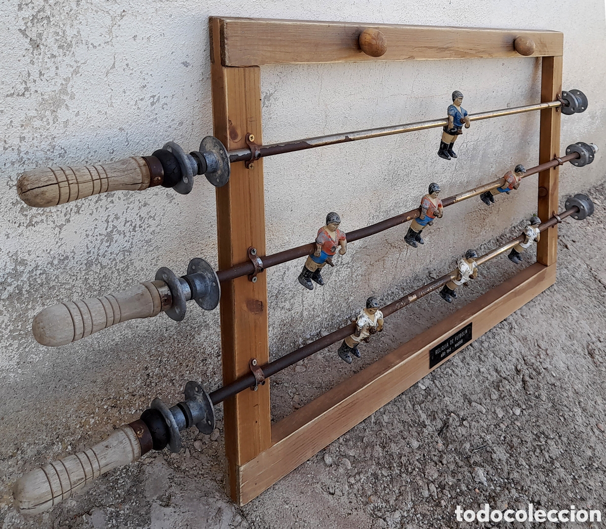 Juegos de mesa: Futbol&iacute;n Antiguo Reliquia 1945 Madrid - Foto 2