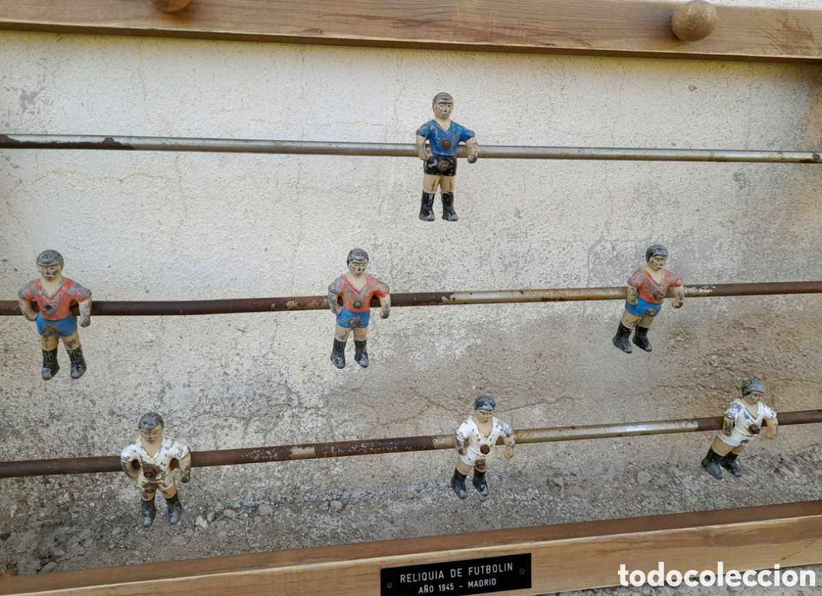 Juegos de mesa: Futbol&iacute;n Antiguo Reliquia 1945 Madrid - Foto 8