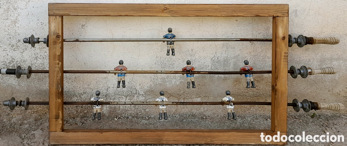 Juegos de mesa: Futbol&iacute;n Antiguo Reliquia 1945 Madrid - Foto 13