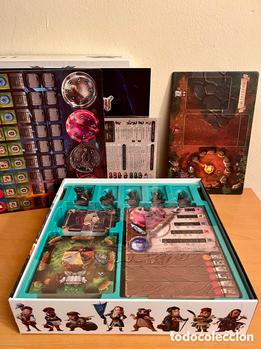 Juegos de mesa: Dungeonology Pintado + Exp. Erasmus Nuevo - Foto 5