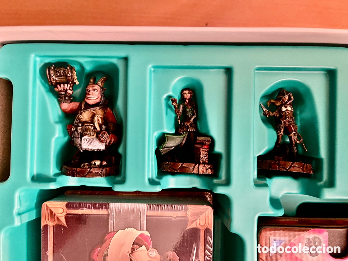 Juegos de mesa: Dungeonology Pintado + Exp. Erasmus Nuevo - Foto 8