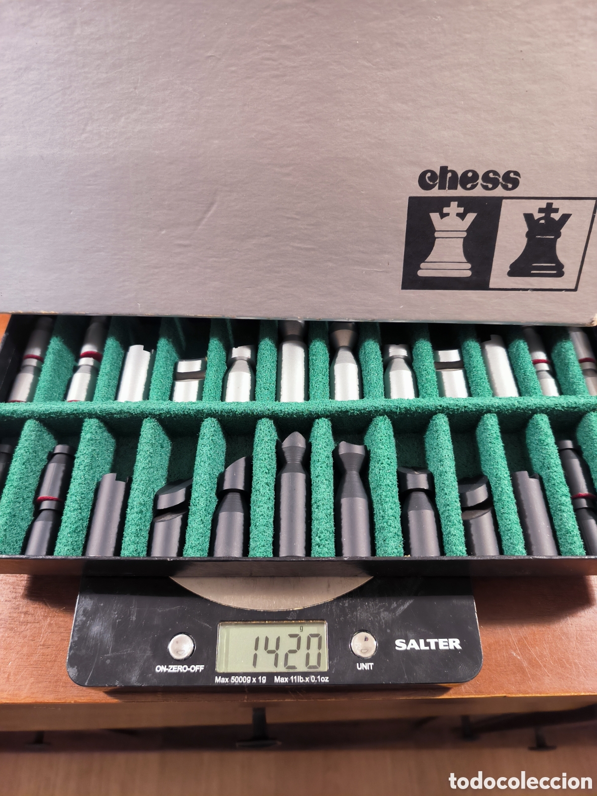 Juegos de mesa: Ajedrez vintage de acero Studio A. Carlton - Foto 4