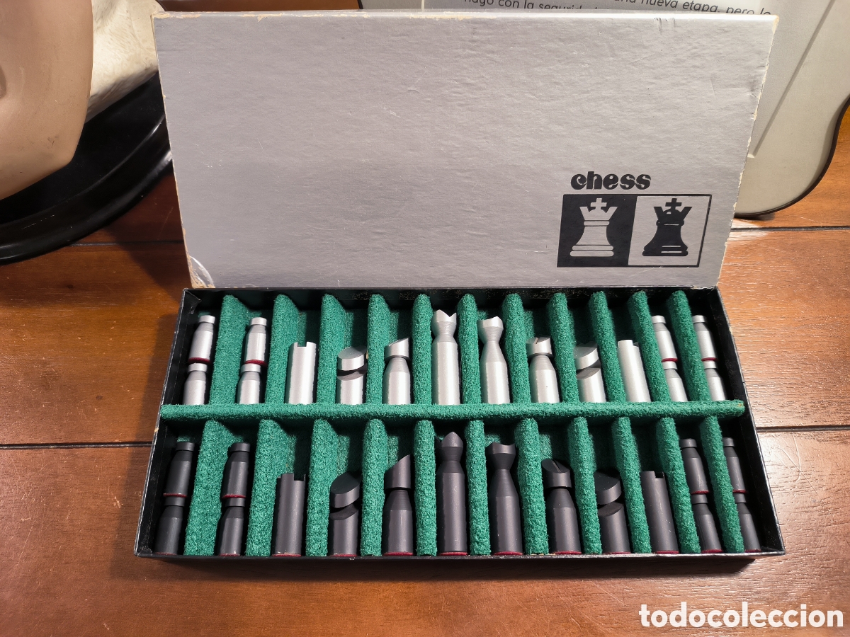 Juegos de mesa: Ajedrez vintage de acero Studio A. Carlton - Foto 1