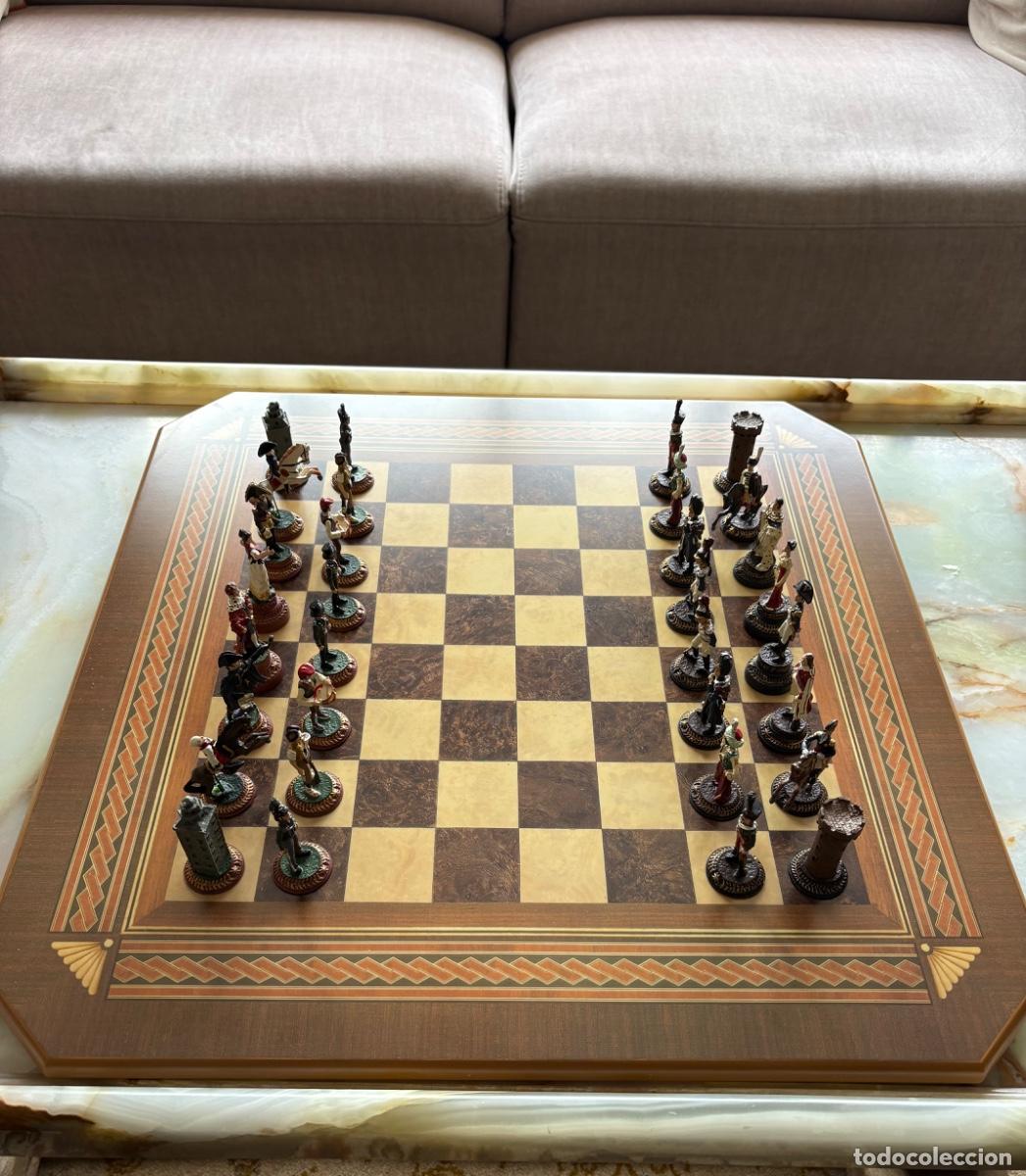 Juegos de mesa: Juego de ajedrez de la Guerra de la Independencia - Foto 2