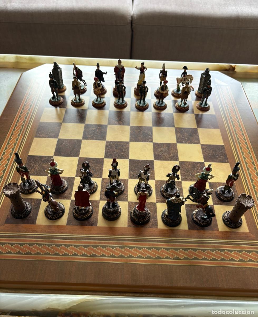 Juegos de mesa: Juego de ajedrez de la Guerra de la Independencia - Foto 3