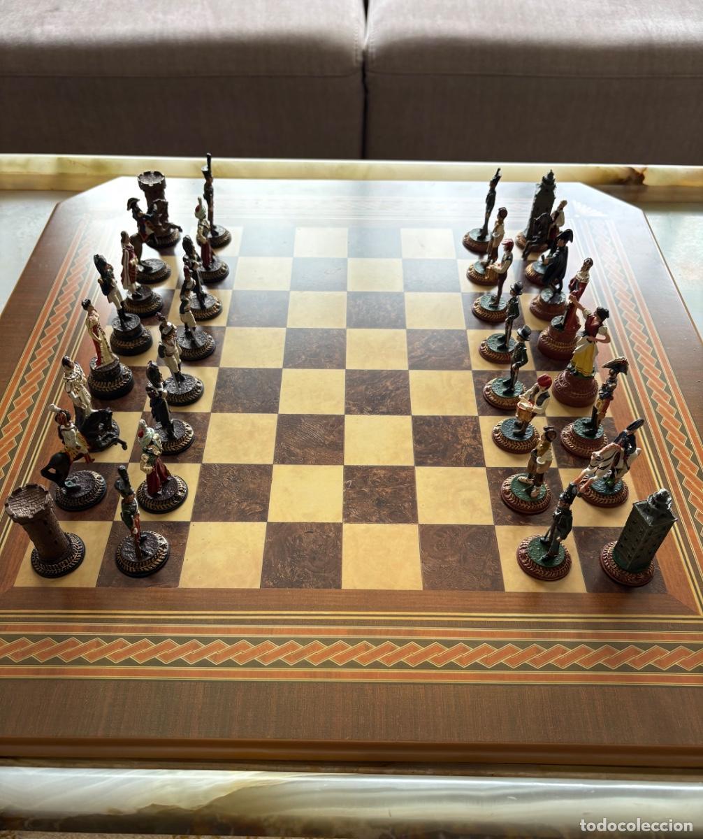 Juegos de mesa: Juego de ajedrez de la Guerra de la Independencia - Foto 4