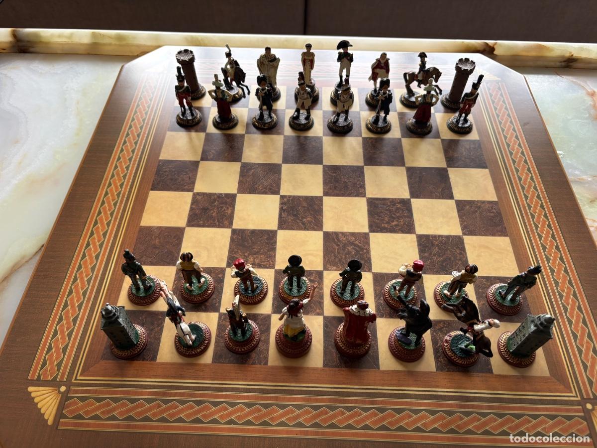 Juegos de mesa: Juego de ajedrez de la Guerra de la Independencia - Foto 6