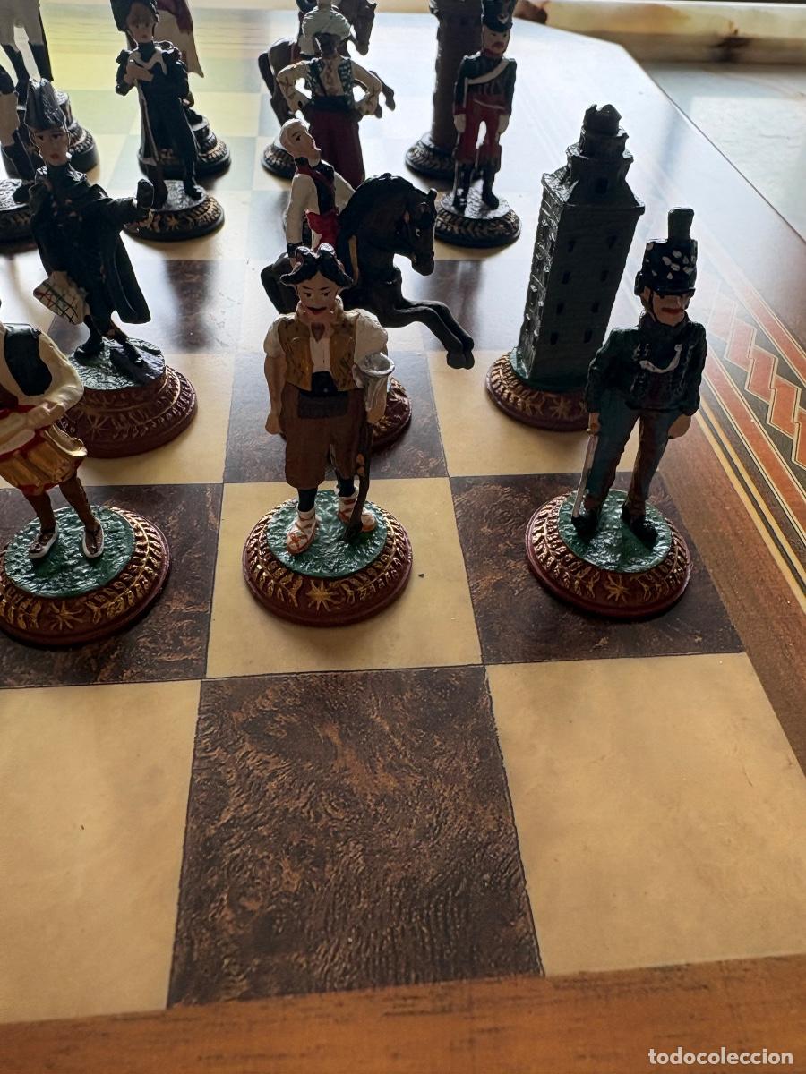 Juegos de mesa: Juego de ajedrez de la Guerra de la Independencia - Foto 21
