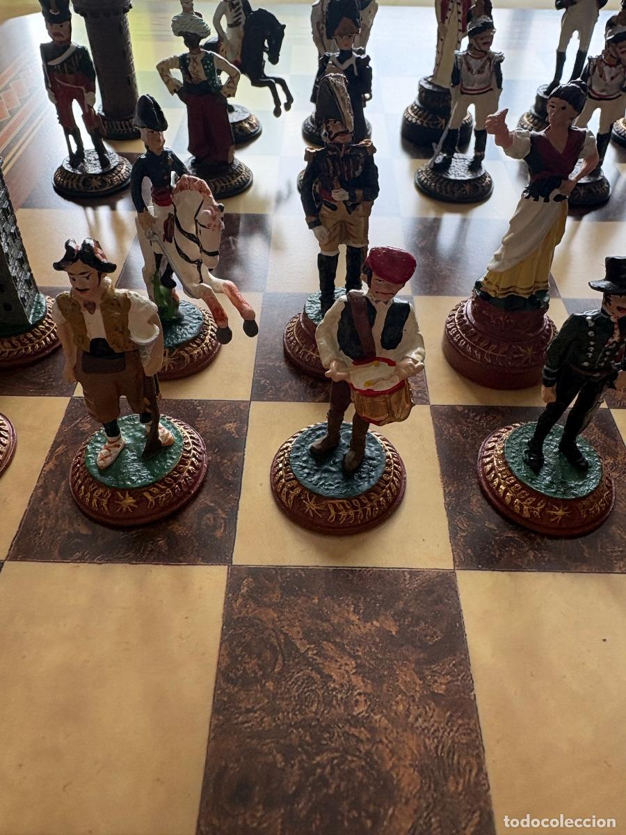 Juegos de mesa: Juego de ajedrez de la Guerra de la Independencia - Foto 25