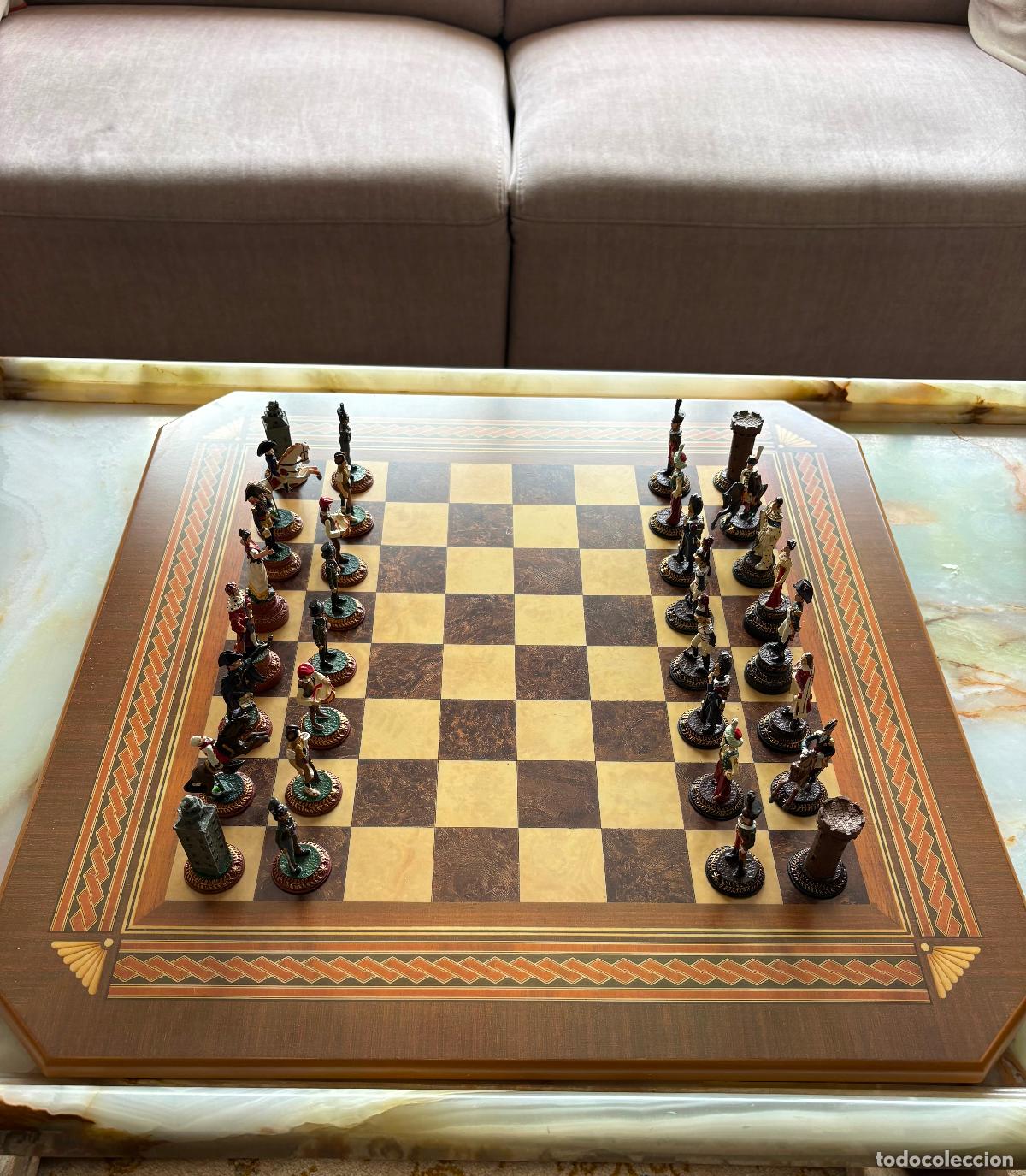 Juegos de mesa: Juego de ajedrez de la Guerra de la Independencia - Foto 1