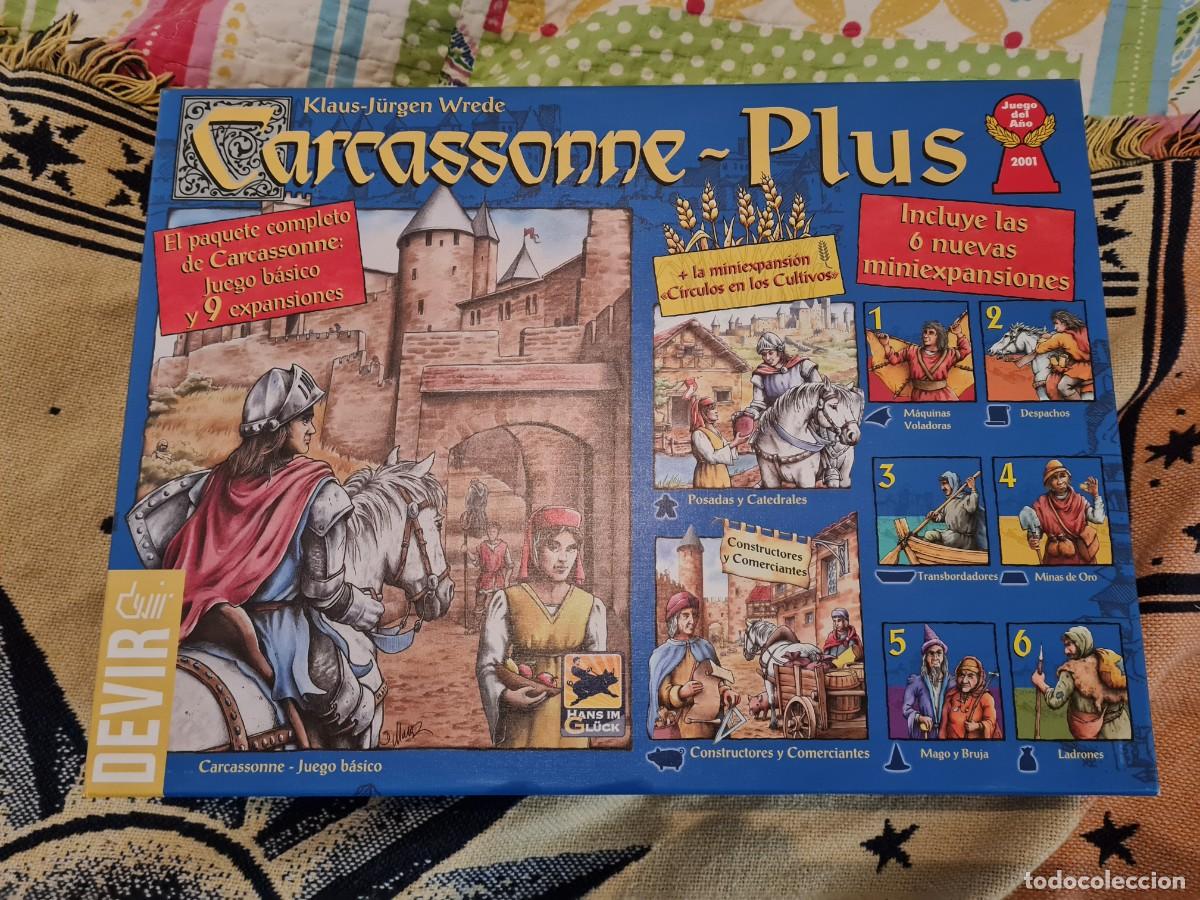 Juegos de mesa: Carcassonne Plus big box 4 Devir 2012 COMO NUEVO - Foto 1