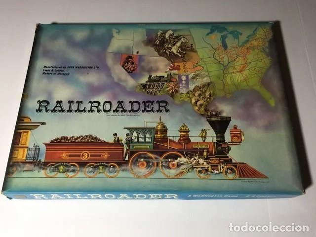 Juegos de mesa: Juego de Mesa Railroader - Waddingtons 1963 - Foto 1