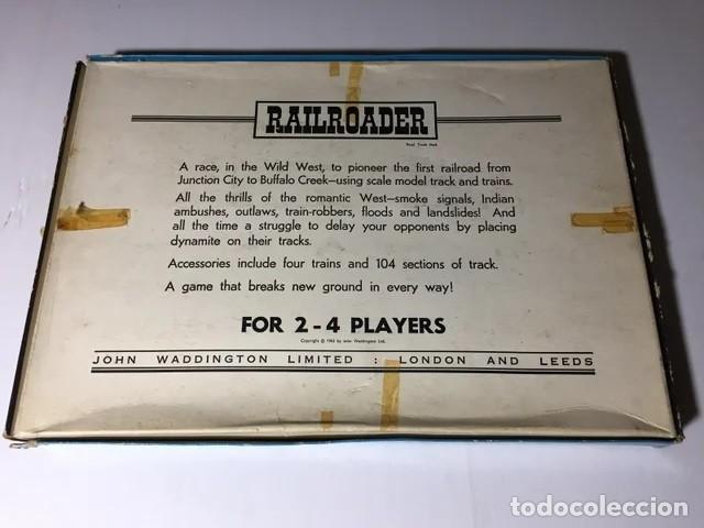 Juegos de mesa: Juego de Mesa Railroader - Waddingtons 1963 - Foto 8