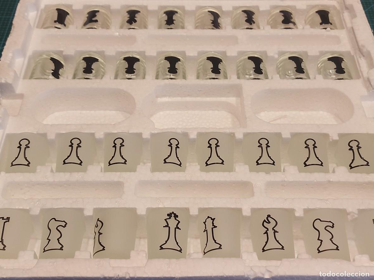 Juegos de mesa: AJEDREZ DE CHUPITOS  DRINKING CHESS / EN CRISTAL / COMPLETO / LEER - Foto 6