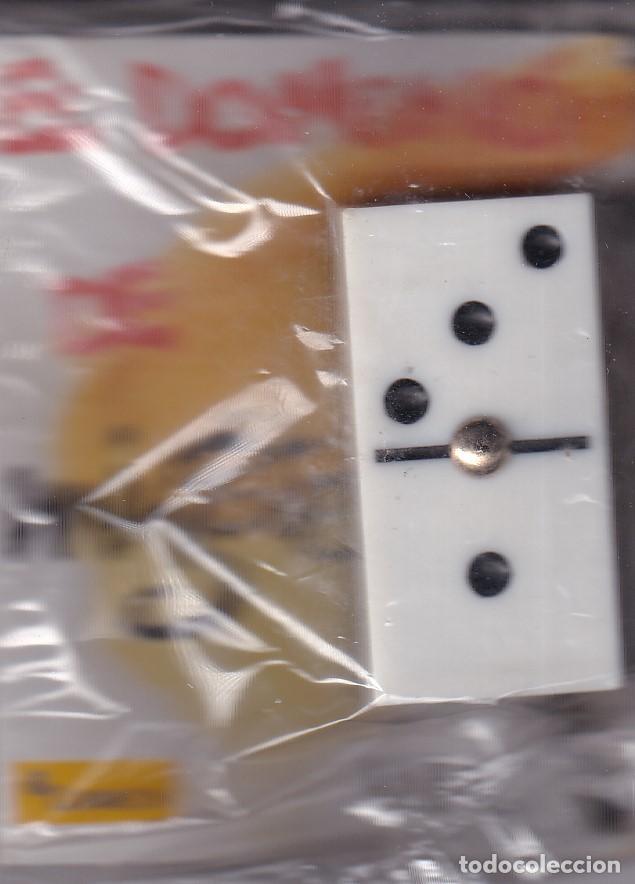 Juegos de mesa: FICHA DEL DOMINO DE MINGOTE DEL 3 - 1 EN SU FUNDA ORIGINAL - Foto 1