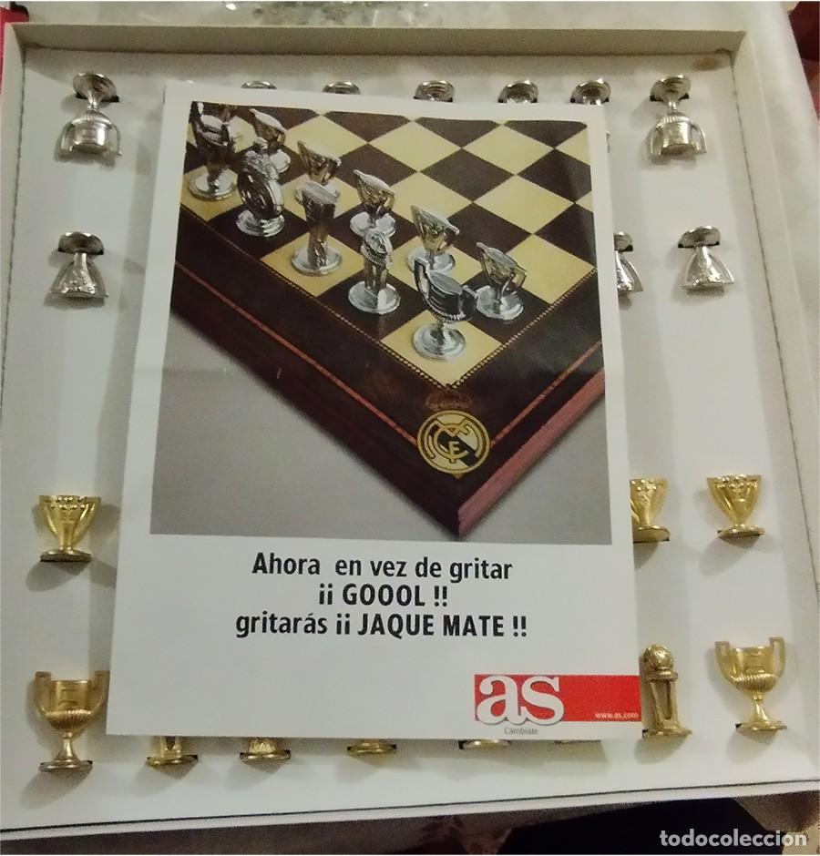 Juegos de mesa: AJEDREZ DEL REAL MADRID CON TABLERO Y ESTUCHE - Foto 2