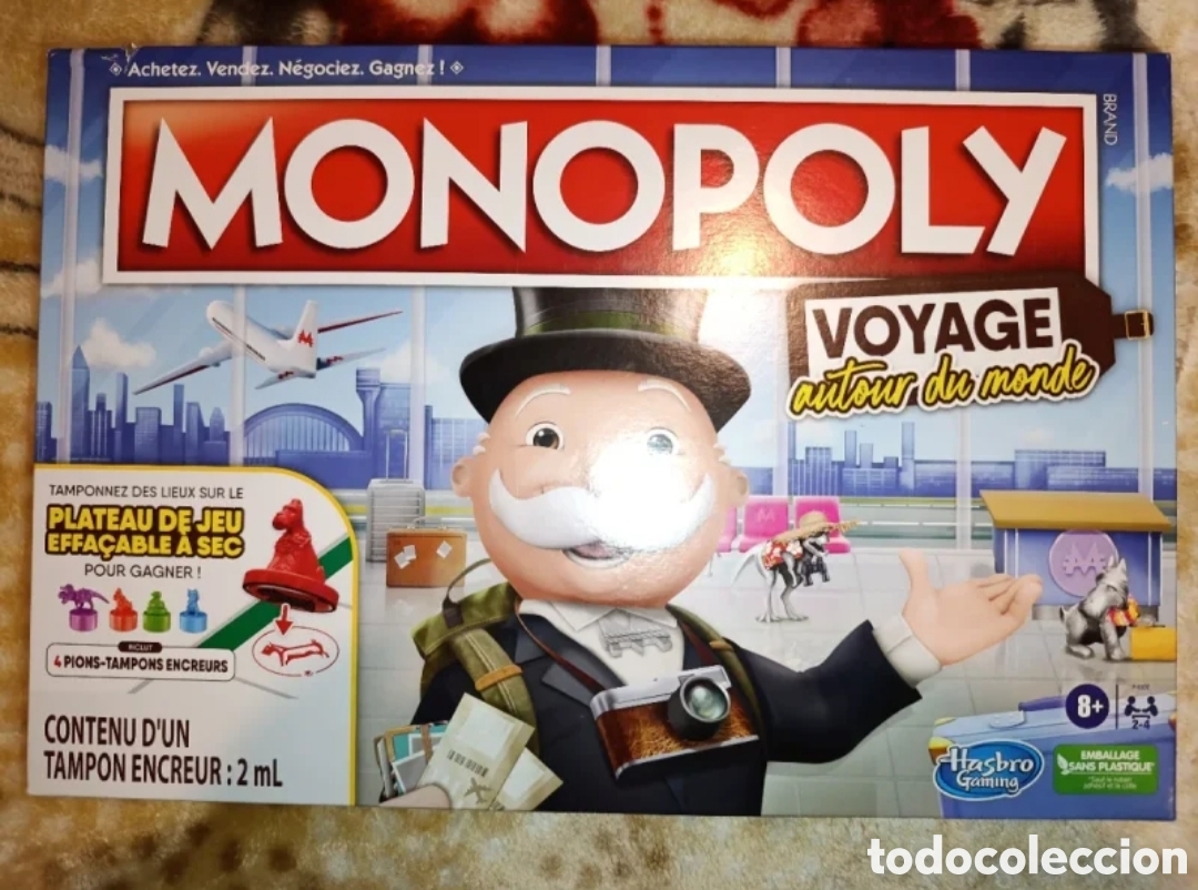 Juegos de mesa: Monopoly &rdquo;Voyager Autour du Monde&rdquo; - Foto 1