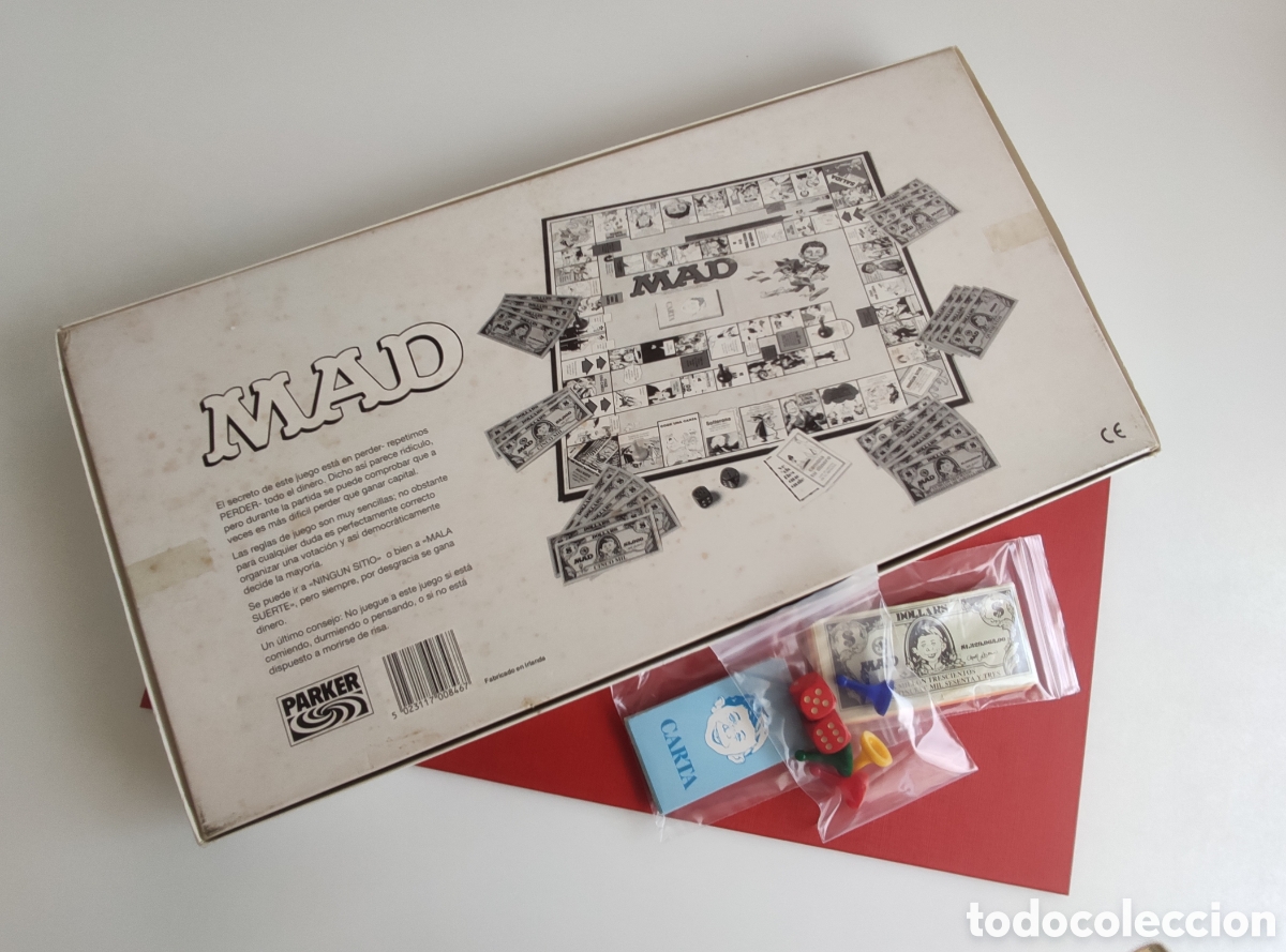 Juegos de mesa: Juego de mesa MAD, Parker 1992 - Foto 3